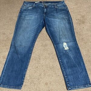 Kut from the Kloth Catherine Boyfriend 16P Distressed Jeans